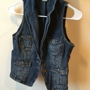 Michael Kors Denim Vest size 4
